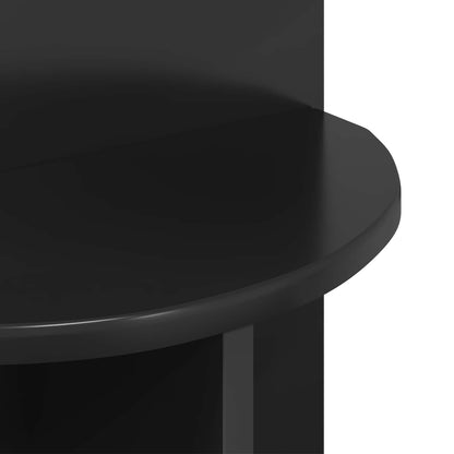 Tavolo laterale Rovere Nero Ø 39,5 x 55 cm Legno ingegnerizzato | homemem39