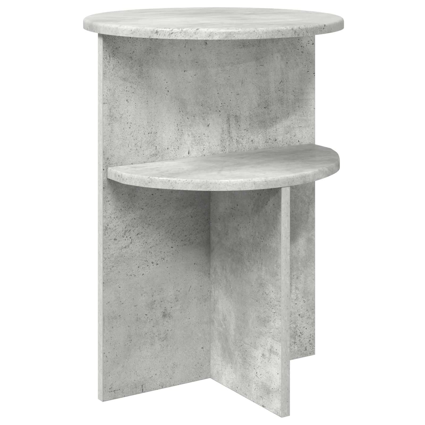 Tavolo laterale con archiviazione Grigio Cemento Ø 39,5 x 55 cm | homemem39