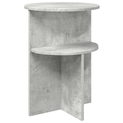Tavolo laterale con archiviazione Grigio Cemento Ø 39,5 x 55 cm | homemem39