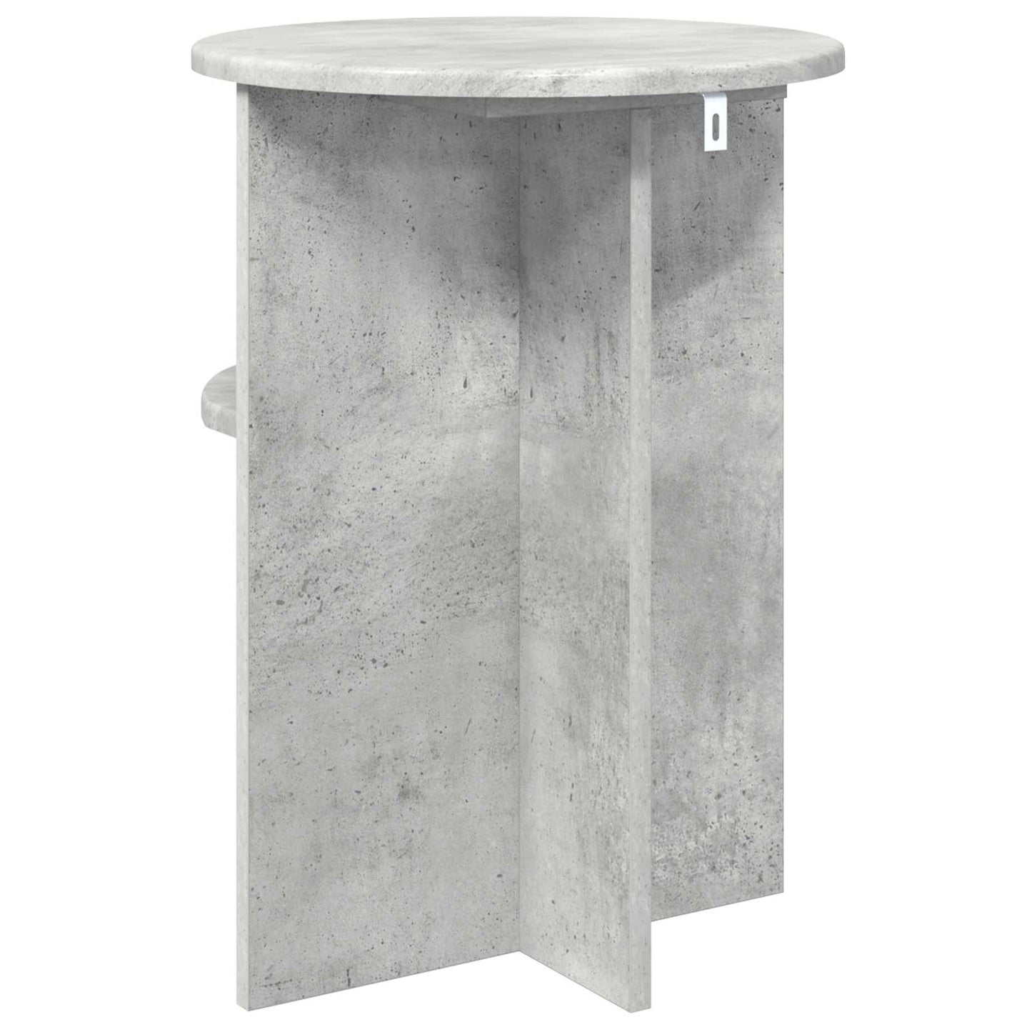 Tavolo laterale con archiviazione Grigio Cemento Ø 39,5 x 55 cm | homemem39