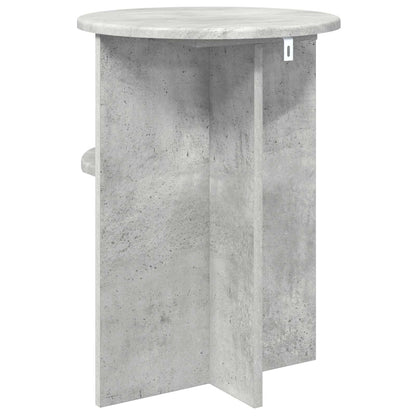 Tavolo laterale con archiviazione Grigio Cemento Ø 39,5 x 55 cm | homemem39