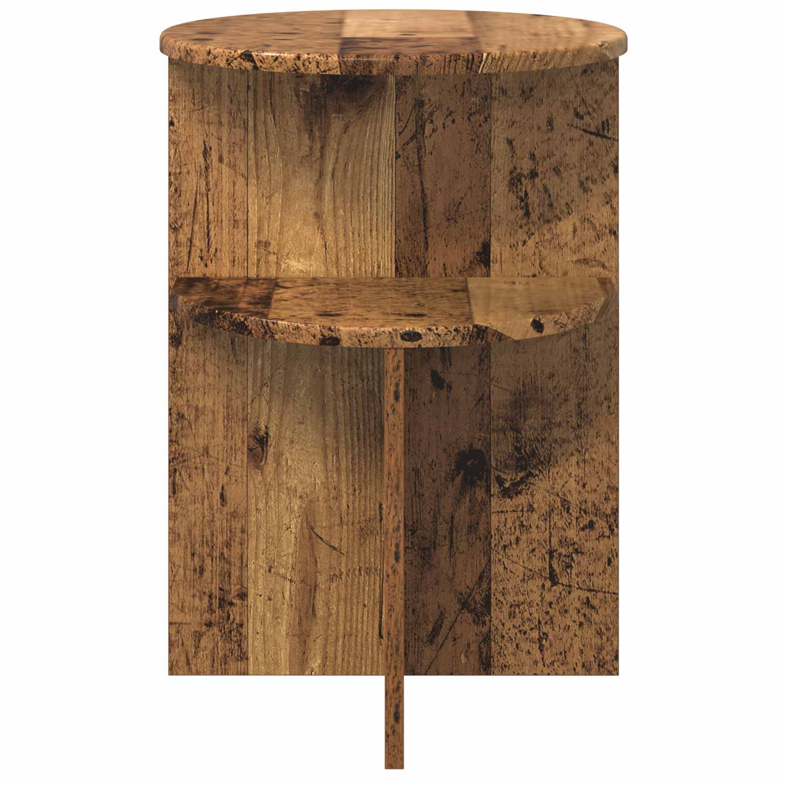 Tavolo laterale con archiviazione Legno antico Ø 39,5 x 55 cm | homemem39