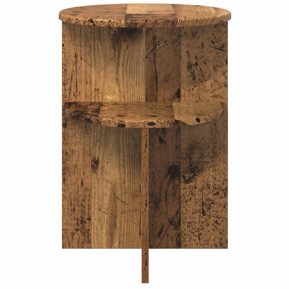 Tavolo laterale con archiviazione Legno antico Ø 39,5 x 55 cm | homemem39