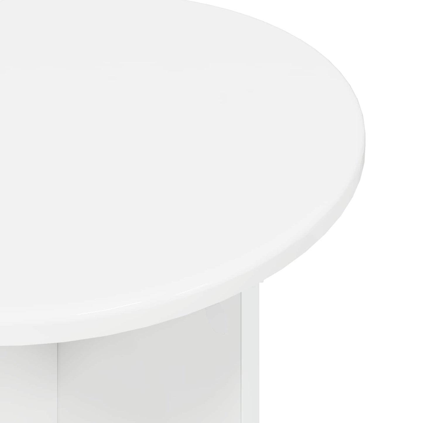 Set tavolini 2 pcs Bianco Lucido Legno ingegnerizzato | homemem39