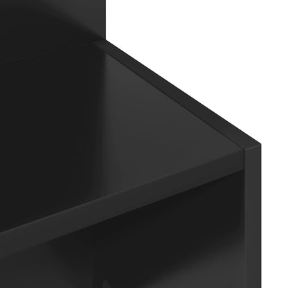 Tavolo laterale Rovere Nero Ø 39,5 x 55 cm Legno ingegnerizzato