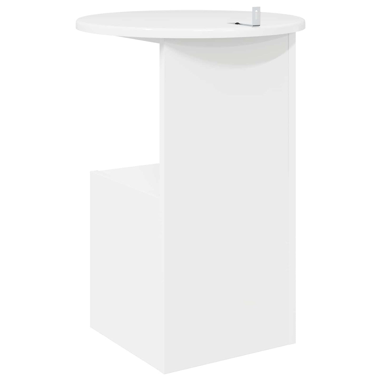 Tavolo laterale Bianco Lucido Ø 39,5 x 55 cm