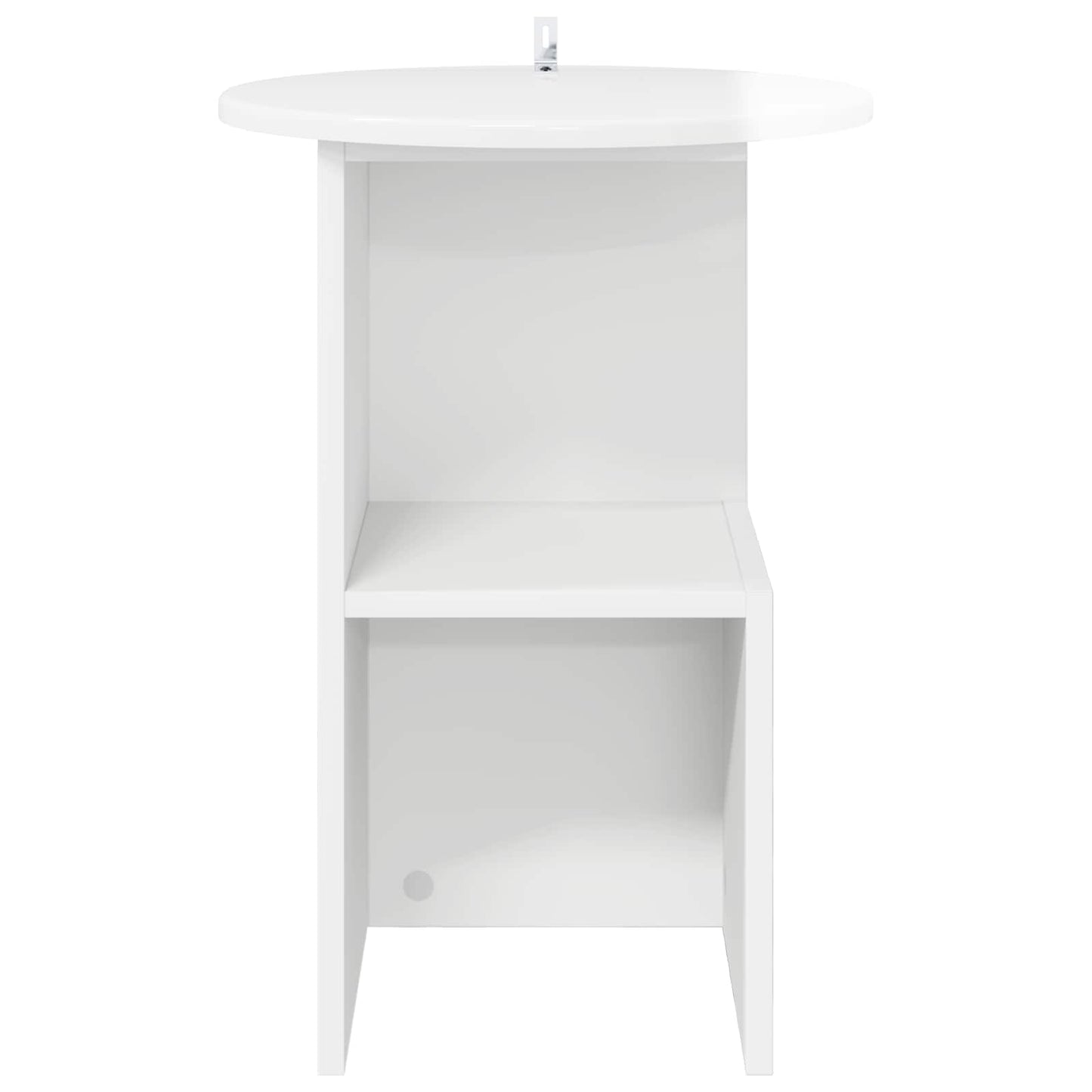 Tavolo laterale Bianco Lucido Ø 39,5 x 55 cm