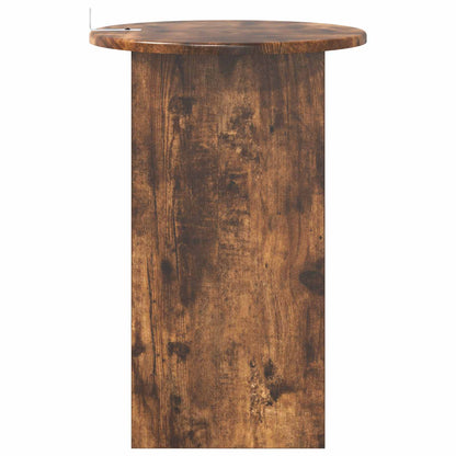 Tavolo laterale Rovere Fumo Ø 39,5 x 55 cm Legno ingegnerizzato