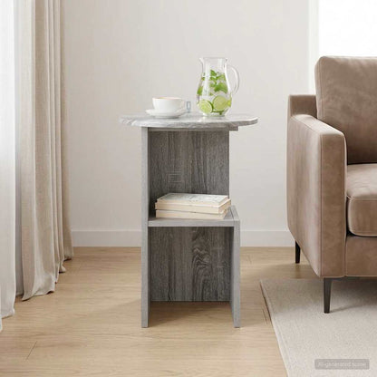 Tavolo laterale Grigio Sonoma Ø 39,5 x 55 cm