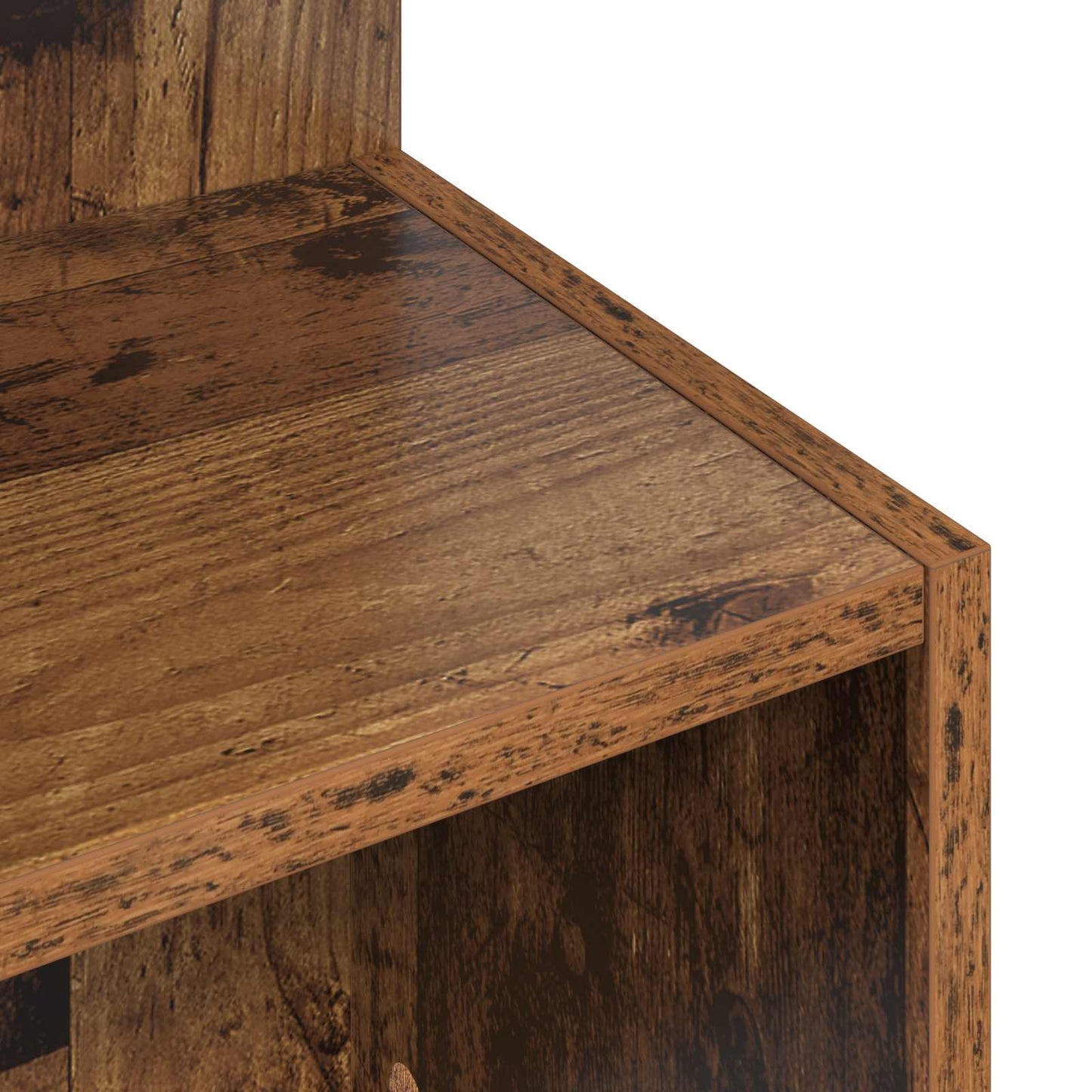 Tavolo laterale Legno antico Ø 39,5 x 55 cm