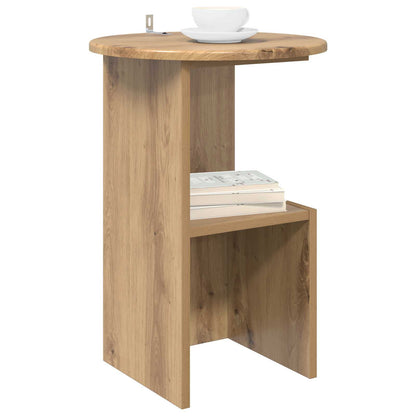 Tavolo laterale Rovere Artigianale Ø 39,5 x 55 cm