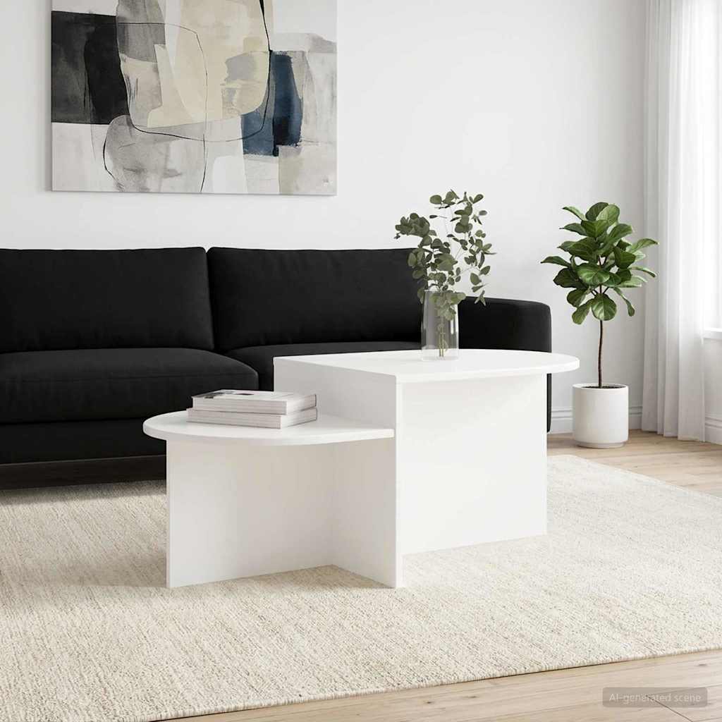 Tavolino da salotto Bianco 100 x 50 x 40 cm | homemem39