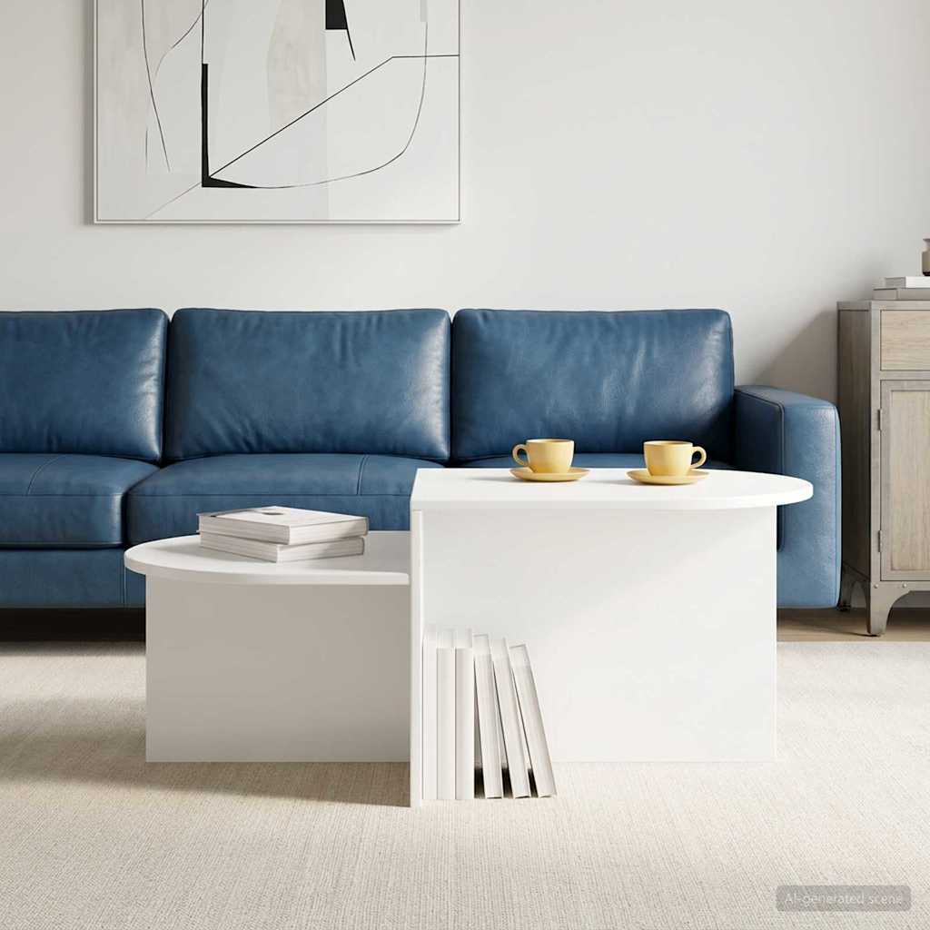 Tavolino da salotto Bianco 100 x 50 x 40 cm | homemem39