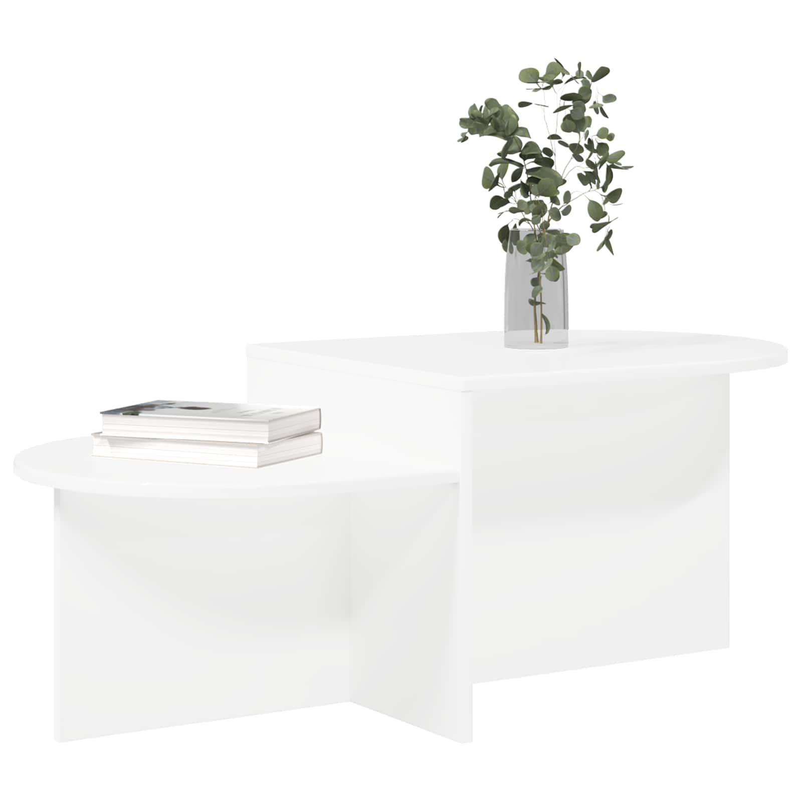 Tavolino da salotto Bianco 100 x 50 x 40 cm | homemem39