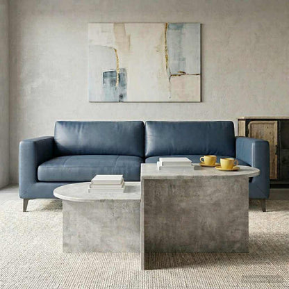 Tavolino da salotto Grigio Cemento 100 x 50 x 40 cm | homemem39
