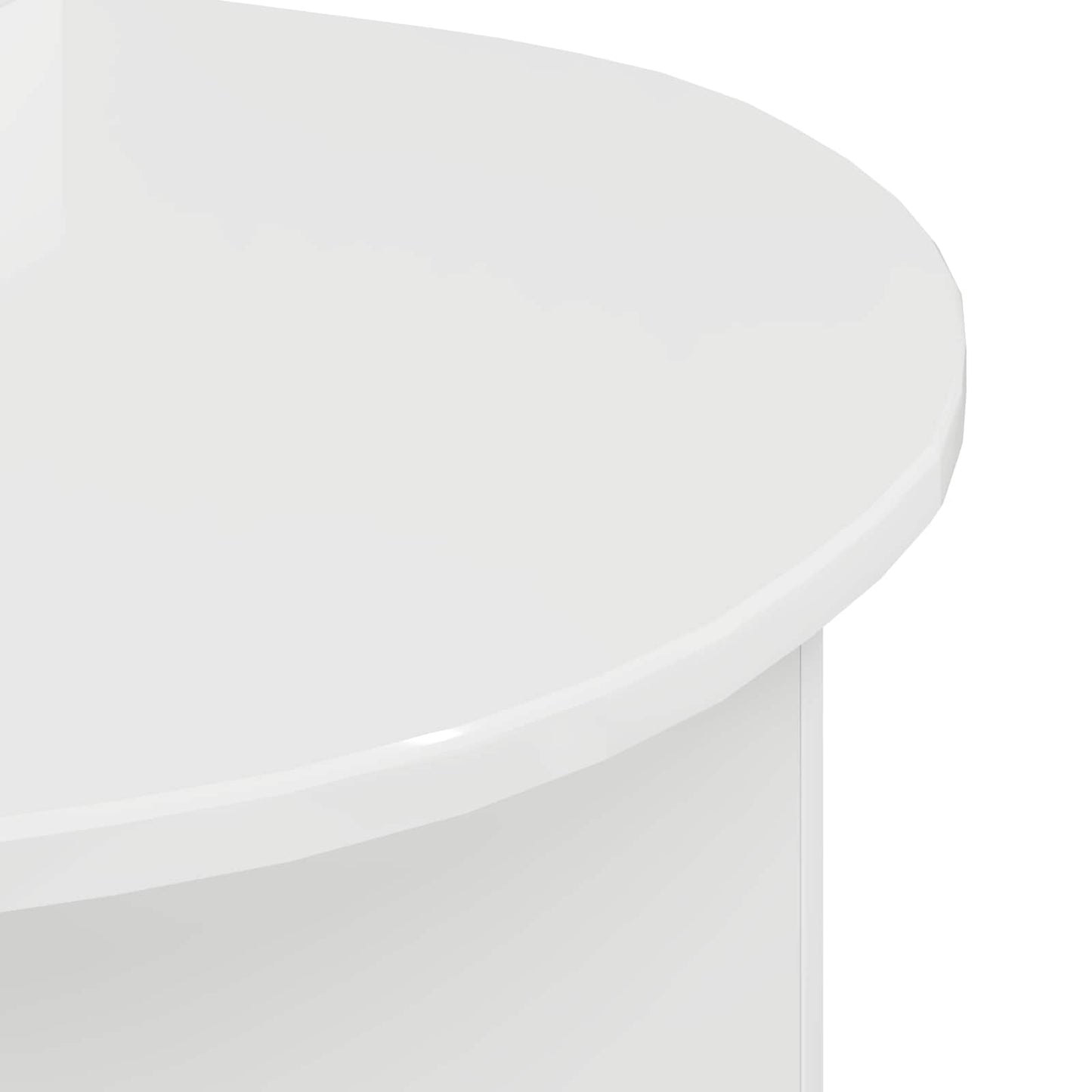 Tavolino da salotto Bianco Lucido 100 x 50 x 40 cm | homemem39