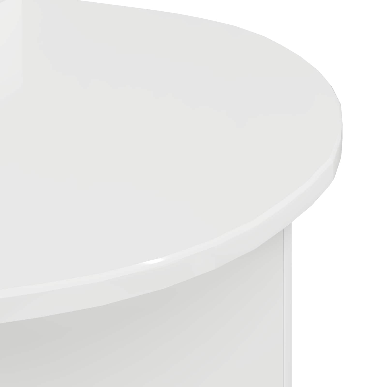 Tavolino da salotto Bianco Lucido 100 x 50 x 40 cm | homemem39