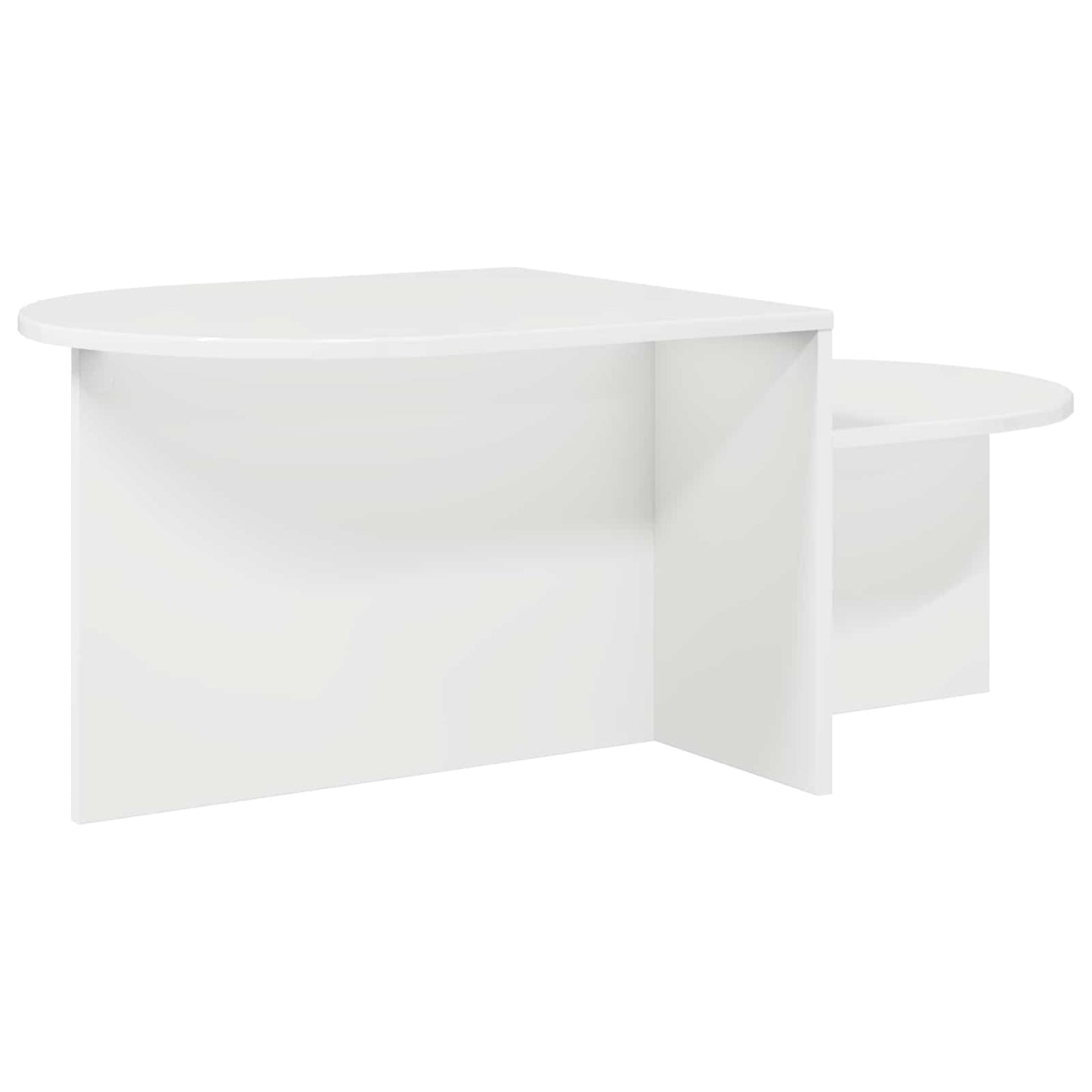 Tavolino da salotto Bianco Lucido 100 x 50 x 40 cm | homemem39