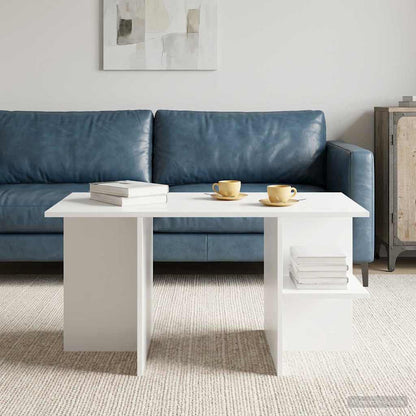 Tavolino da salotto Bianco 87 x 50 x 45 cm Legno ingegnerizzato | homemem39
