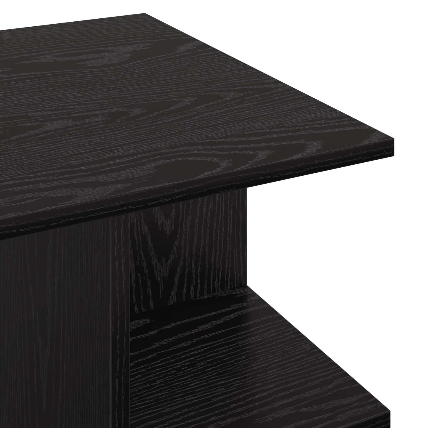 Tavolino da salotto Rovere Nero 87 x 50 x 45 cm | homemem39
