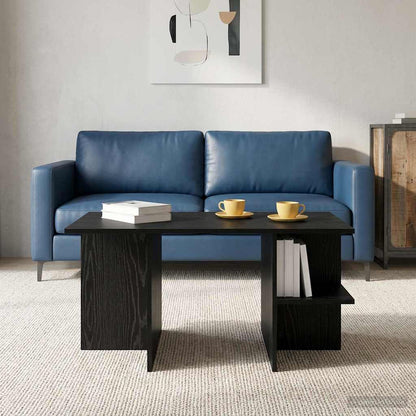 Tavolino da salotto Rovere Nero 87 x 50 x 45 cm | homemem39