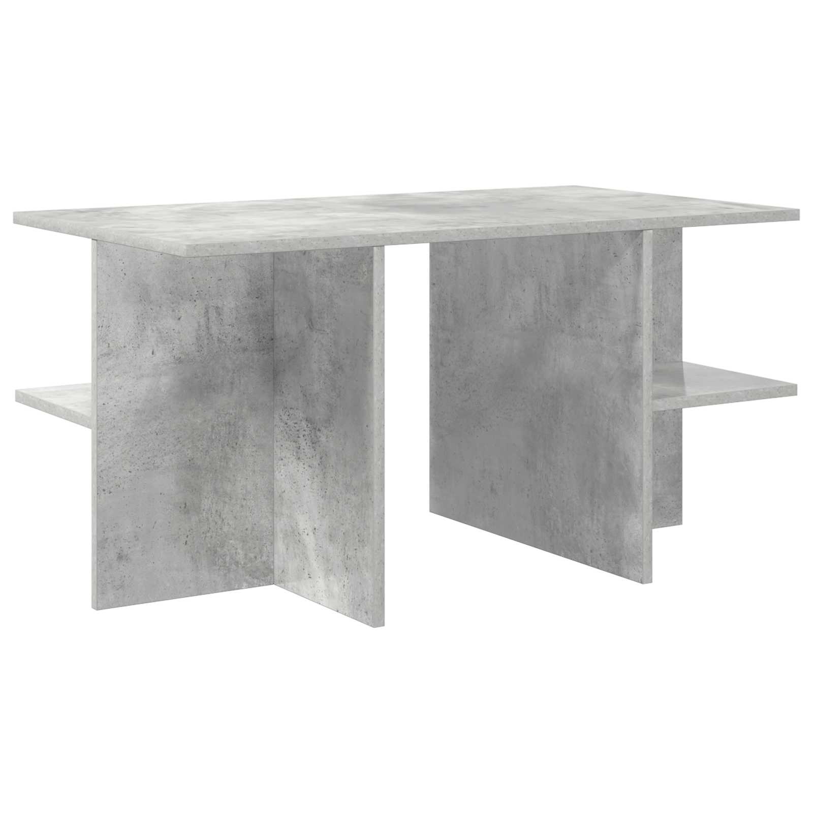 Tavolino da salotto Grigio Cemento 87 x 50 x 45 cm | homemem39
