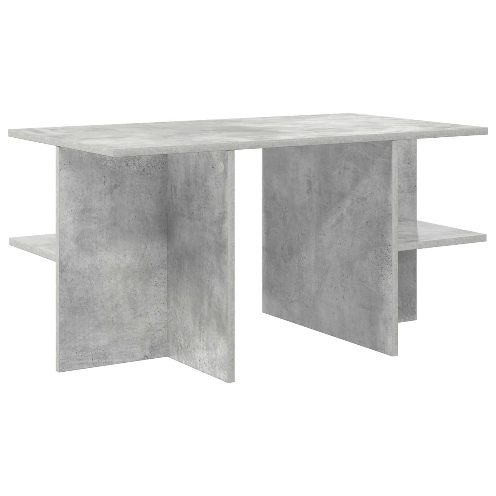Tavolino da salotto Grigio Cemento 87 x 50 x 45 cm | homemem39