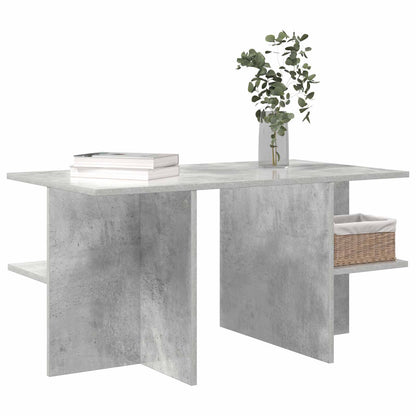 Tavolino da salotto Grigio Cemento 87 x 50 x 45 cm | homemem39