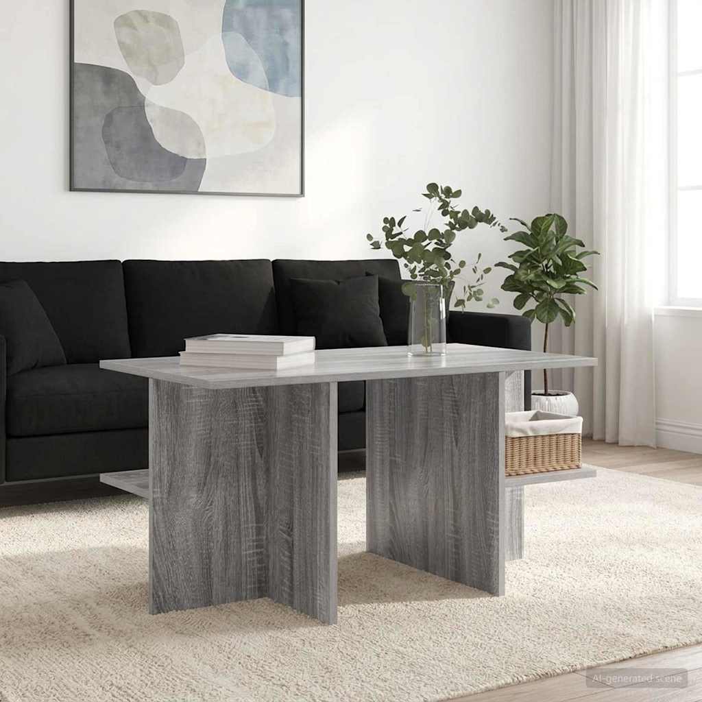 Tavolino da salotto Grigio Sonoma 87 x 50 x 45 cm | homemem39