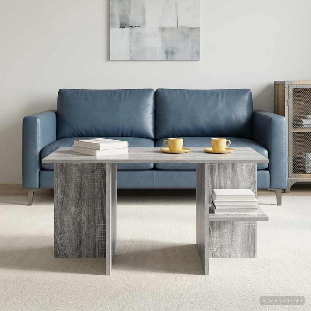 Tavolino da salotto Grigio Sonoma 87 x 50 x 45 cm | homemem39