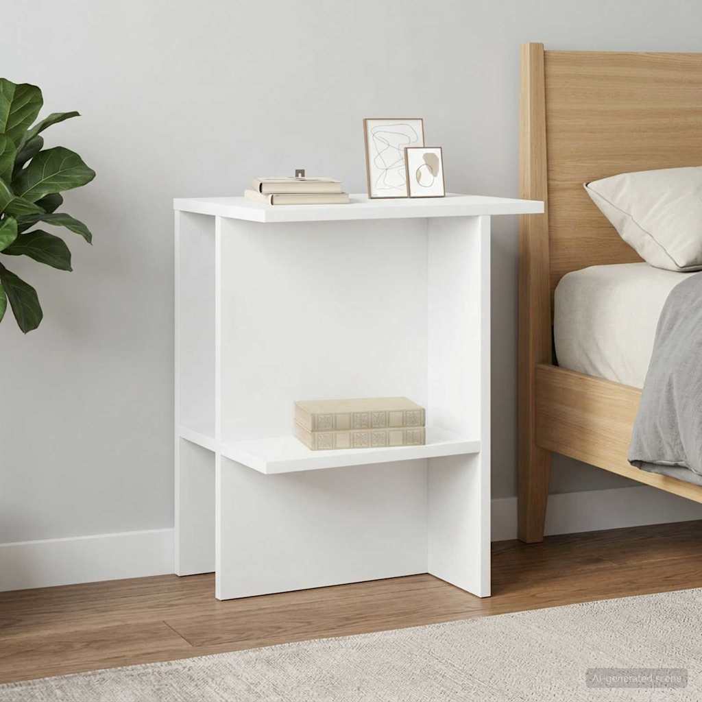 Tavolino da salotto 2 pcs Bianco 40 x 30 x 49 cm