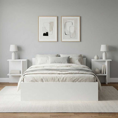 Tavolino da salotto 2 pcs Bianco 40 x 30 x 49 cm