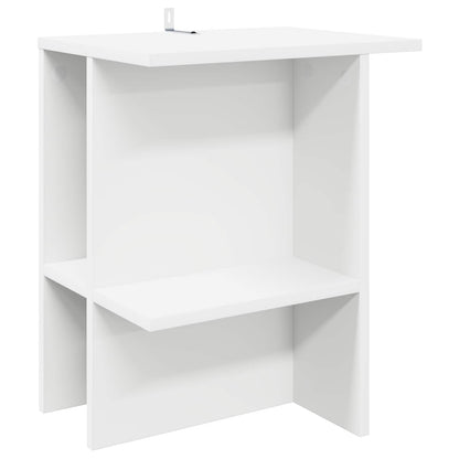 Tavolino da salotto 2 pz Bianco 40 x 30 x 49 cm