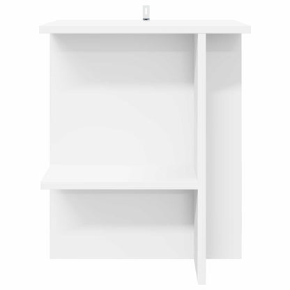 Tavolino da salotto 2 pz Bianco 40 x 30 x 49 cm