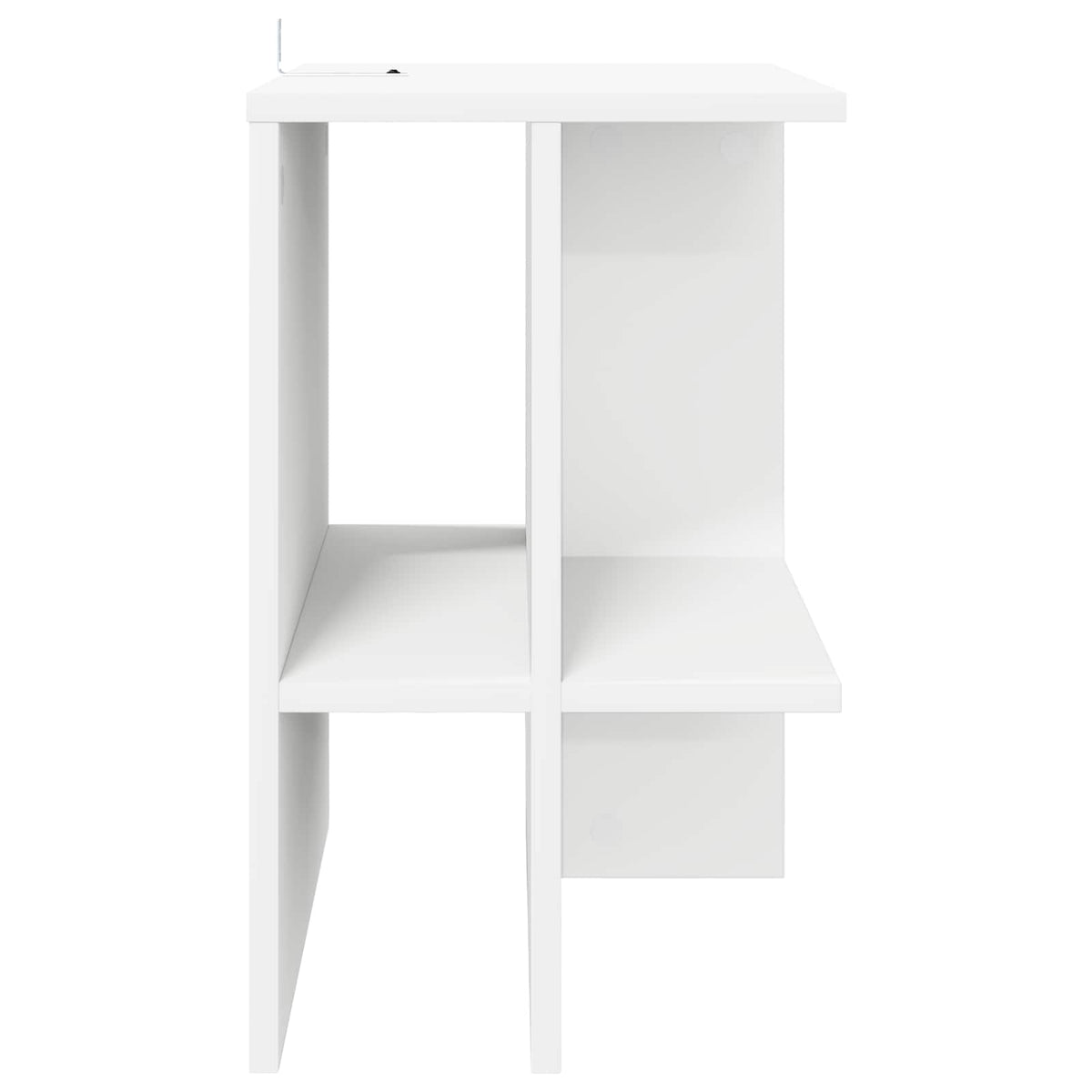 Tavolino da salotto 2 pz Bianco 40 x 30 x 49 cm