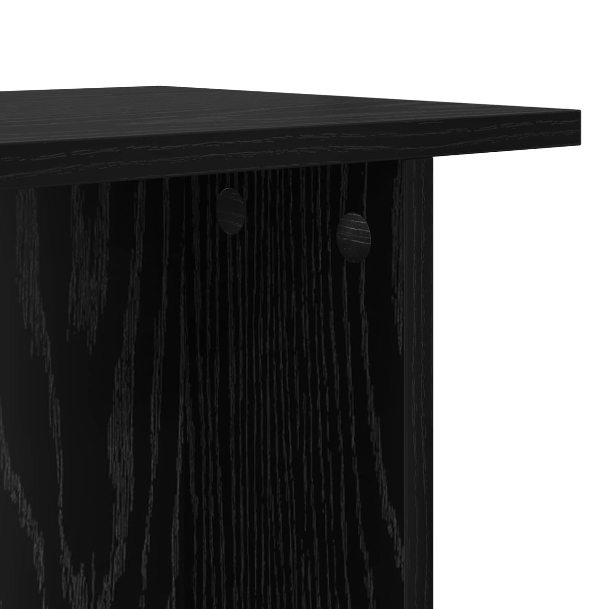 Tavolino da salotto Rovere Nero 40 x 30 x 49 cm | homemem39