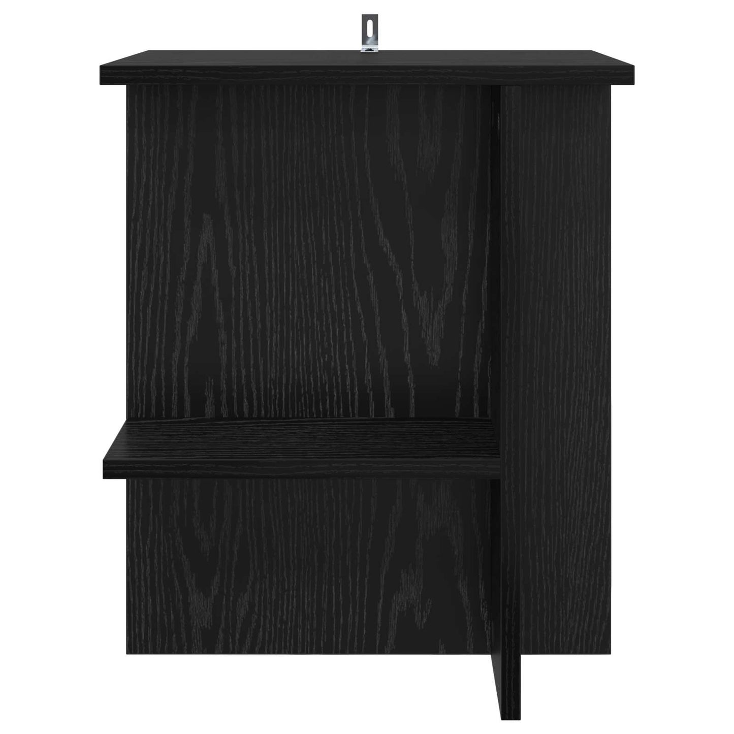 Tavolino da salotto Rovere Nero 40 x 30 x 49 cm