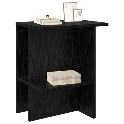 Tavolino da salotto Rovere Nero 40 x 30 x 49 cm | homemem39