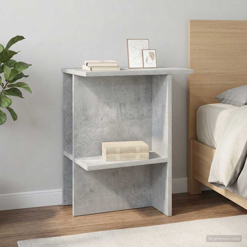 Tavolino da salotto 2 pcs Grigio Cemento 40 x 30 x 49 cm