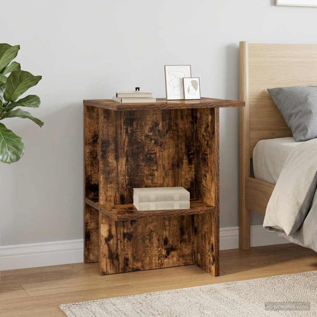 Tavolino da salotto 2 pcs Rovere Fumo 40 x 30 x 49 cm