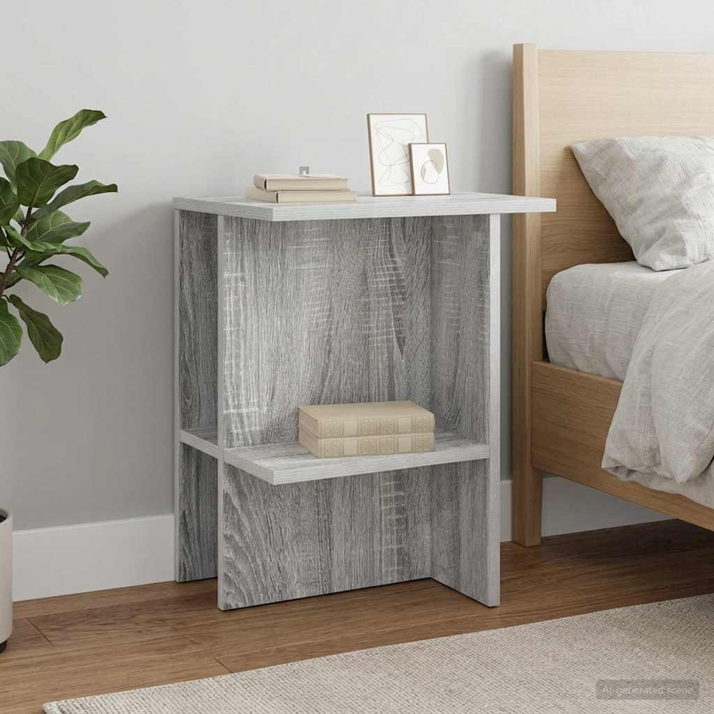 Tavolino da salotto Grigio Sonoma 40 x 30 x 49 cm