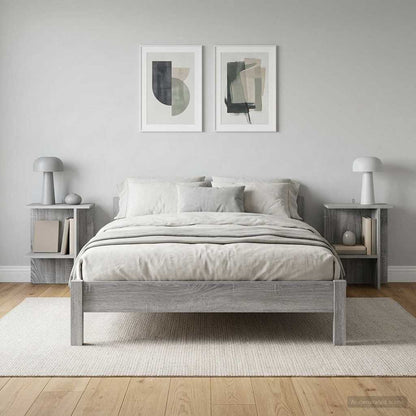 Tavolino da salotto 2 pcs Grigio Sonoma 40 x 30 x 49 cm