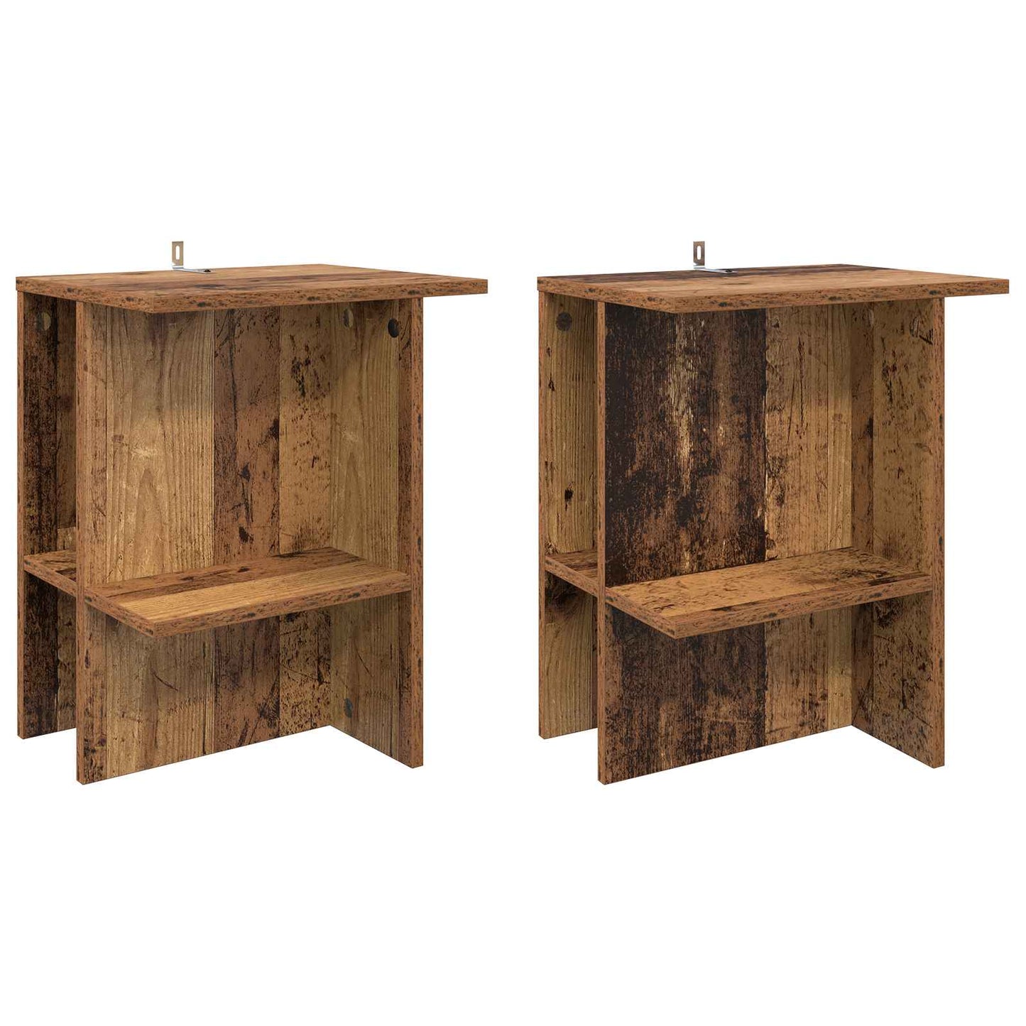 Tavolino da salotto 2 pcs Legno antico 40 x 30 x 49 cm