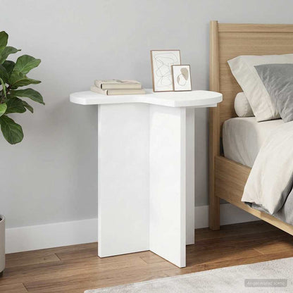 Tavolo laterale Bianco Ø 39 x 38 cm Legno ingegnerizzato | homemem39