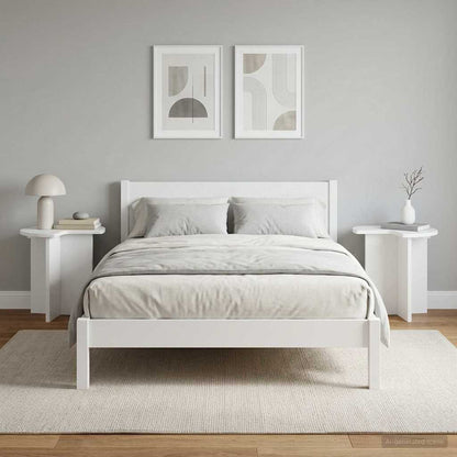 Tavolo laterale 2 pcs Bianco Ø 39 x 38 cm Legno ingegnerizzato | homemem39