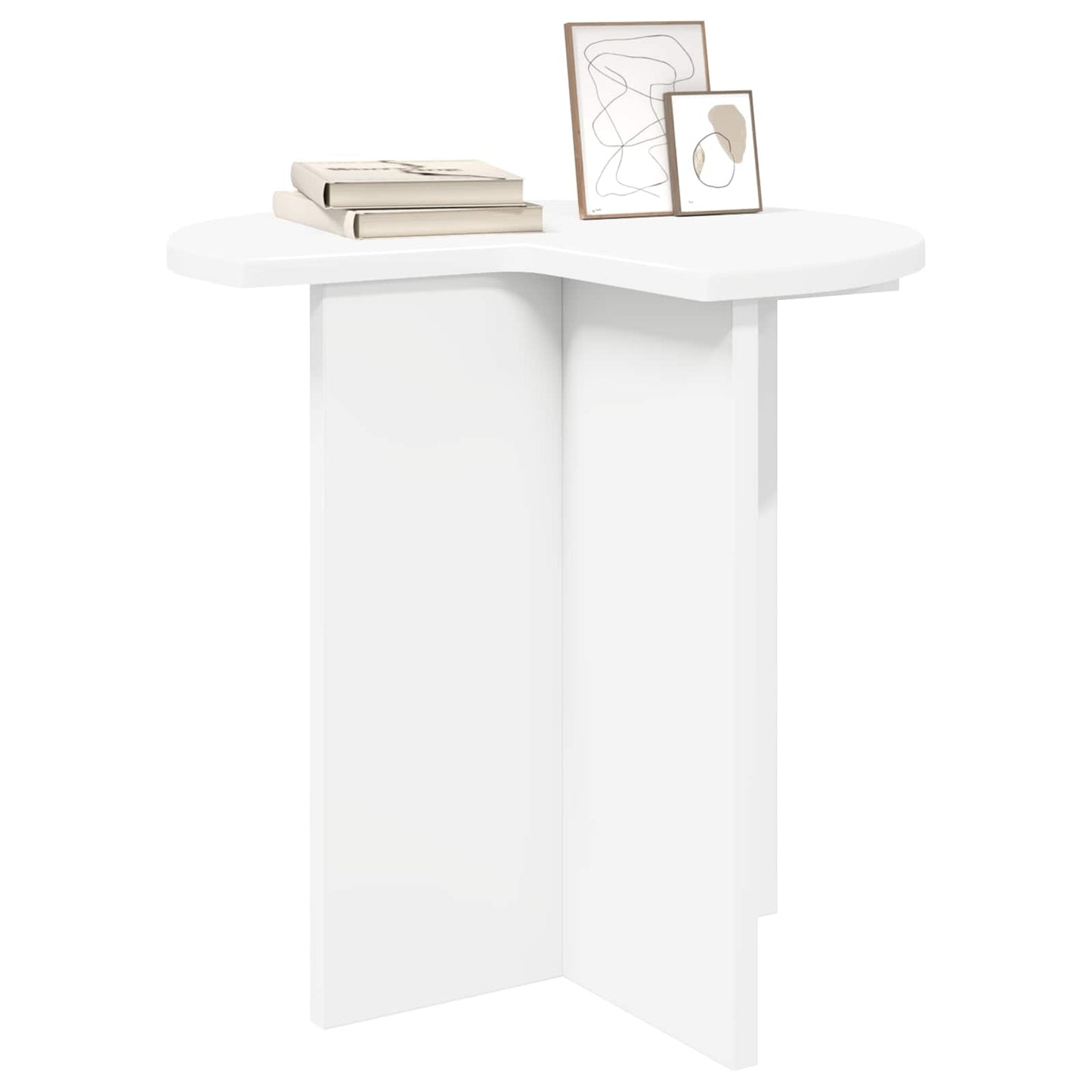Tavolo laterale 2 pcs Bianco Ø 39 x 38 cm Legno ingegnerizzato | homemem39