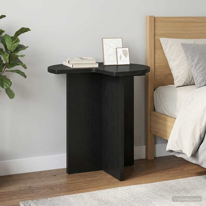 Tavolo laterale 2 pcs Rovere Nero Ø 39 x 38 cm | homemem39