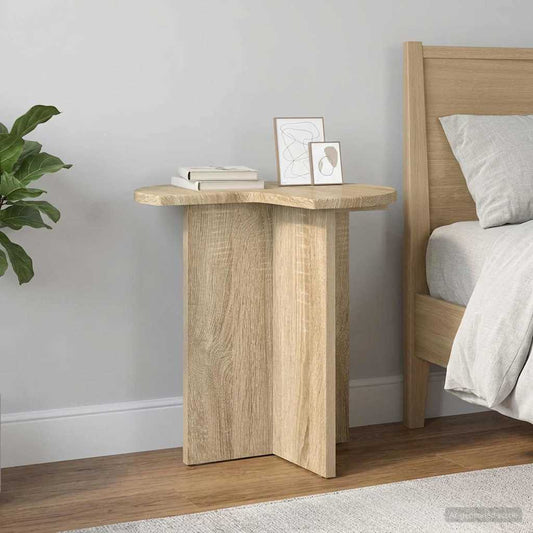 Tavolo laterale Rovere Sonoma Ø 39 x 38 cm Legno ingegnerizzato