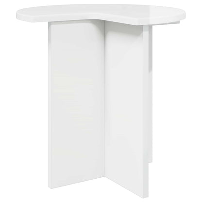 Tavolo laterale 2 pcs Bianco Lucido Ø 39 x 38 cm | homemem39