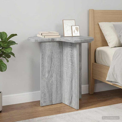 Tavolo laterale 2 pcs Grigio Sonoma Ø 39 x 38 cm | homemem39